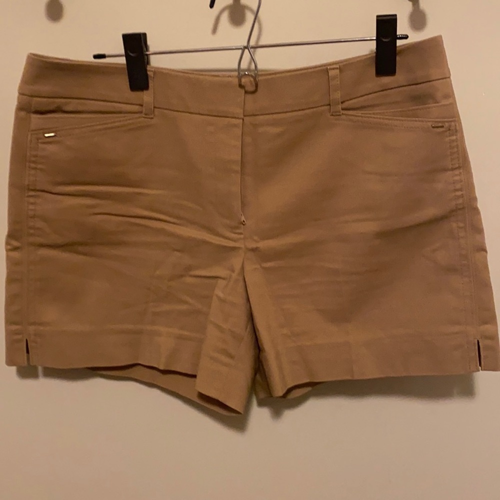 WHBM tan shorts. Like new. Size 10, 5” inseam